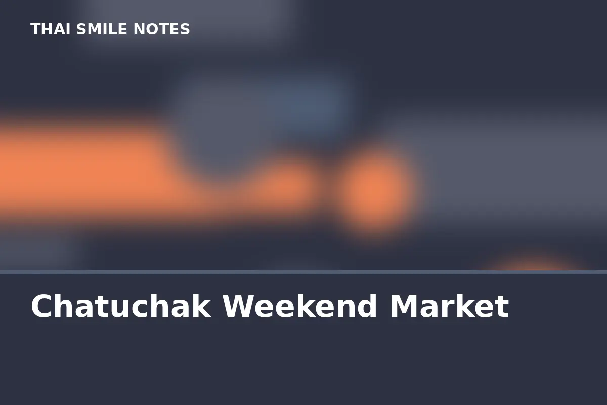 Chatuchak Weekend Market
