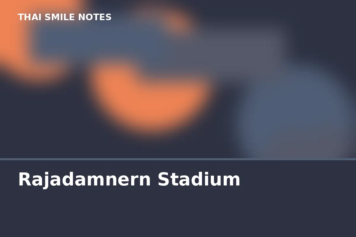 Rajadamnern Stadium